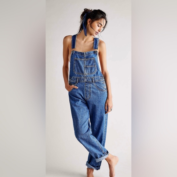 We The Free Denim - NWT We The Free Ziggy Denim Overalls, size L